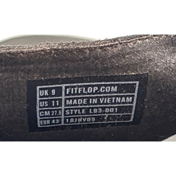 FitFlop Women Size 11 Black Strobe Luxe Toe Thong Sandals Multi Rhinestones - Picture 6 of 6